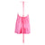 Baby-Pink Baby Doll Mini Dress