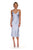 Blue Breeze Deep V Multi Strap Midi Slip Dress