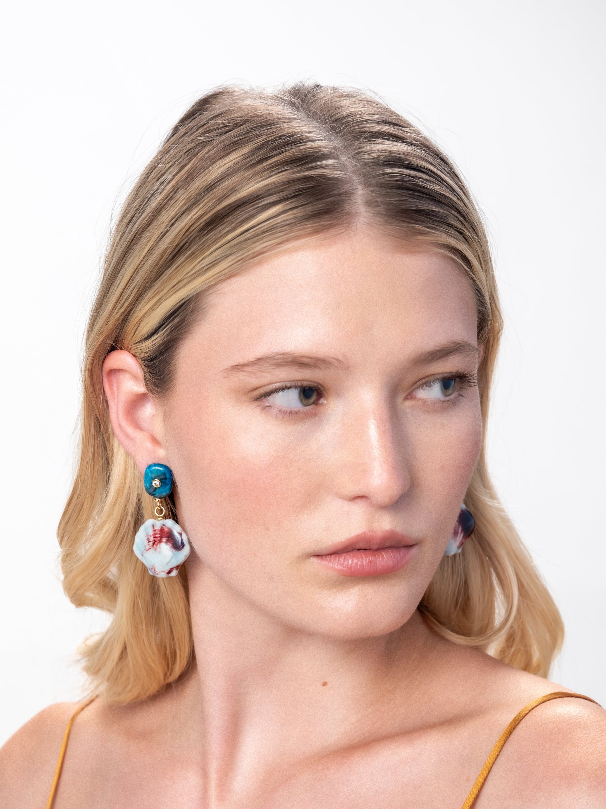 Blue Coraline Earrings