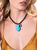 Blue Cape Necklace