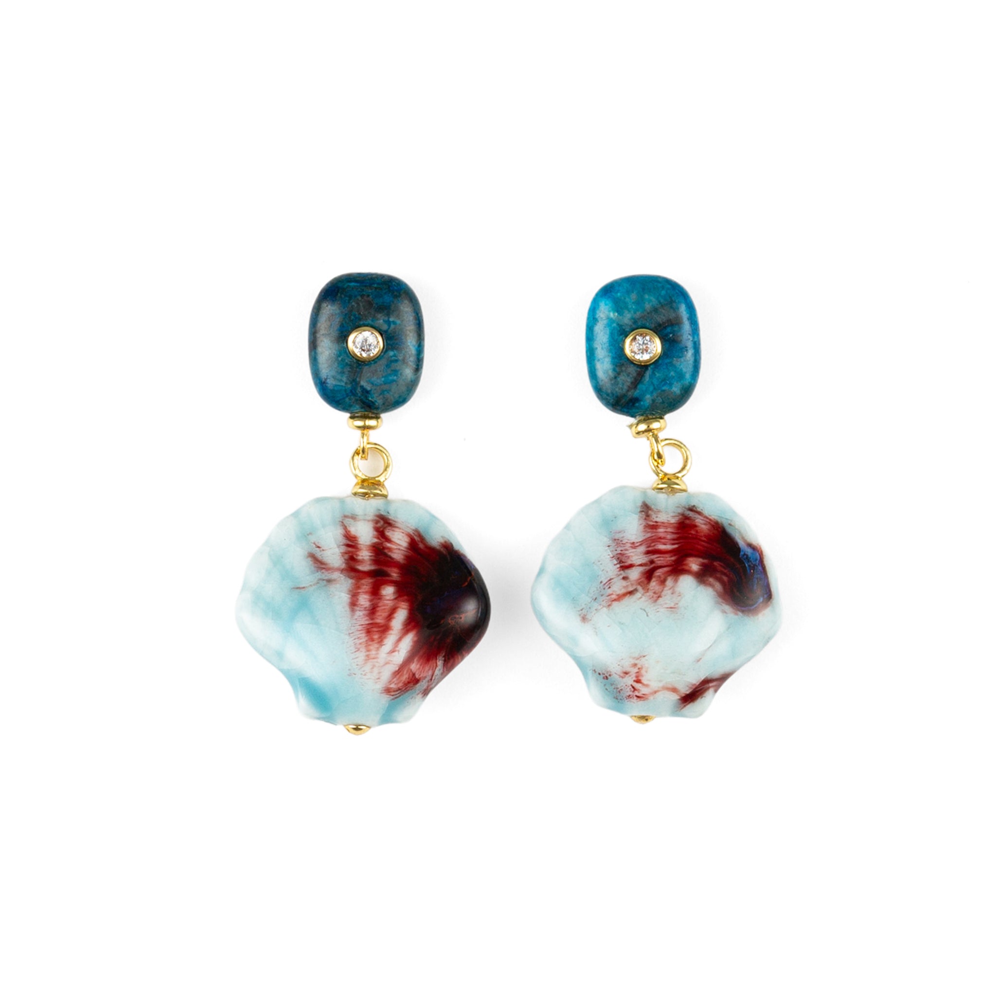 Blue Coraline Earrings