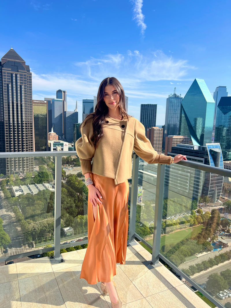 Earth Midi Skirt with High Slit | Dannijo Earth Midi Skirt with High Slit | Dannijo