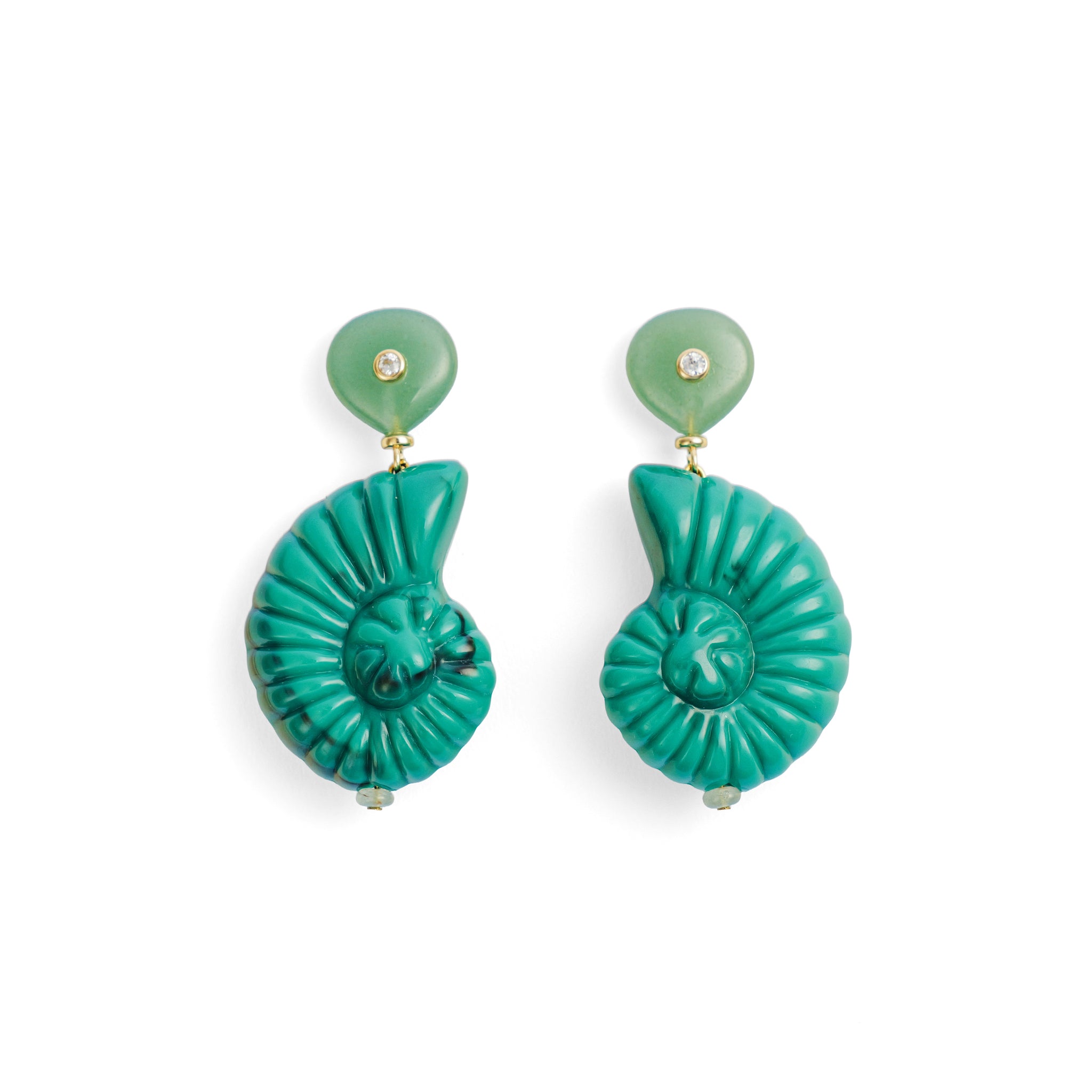 Green Madaket Earrings