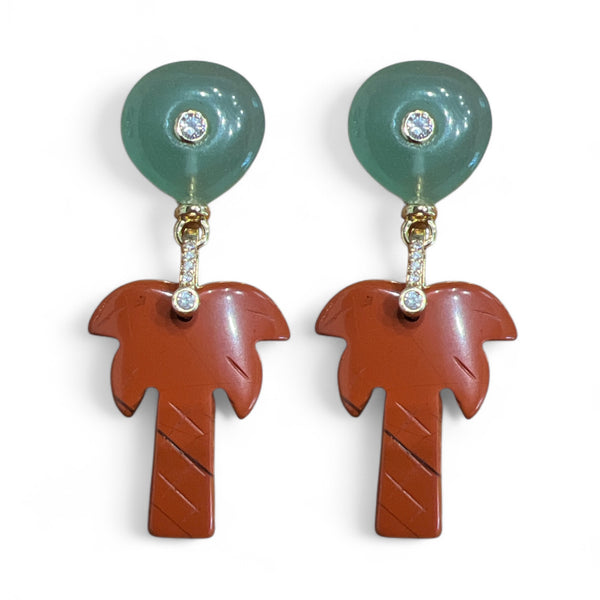 Red Jasper Jettie Earrings