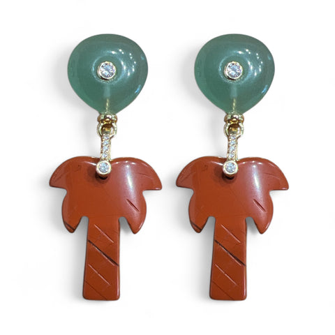 Red Jasper Jettie Earrings