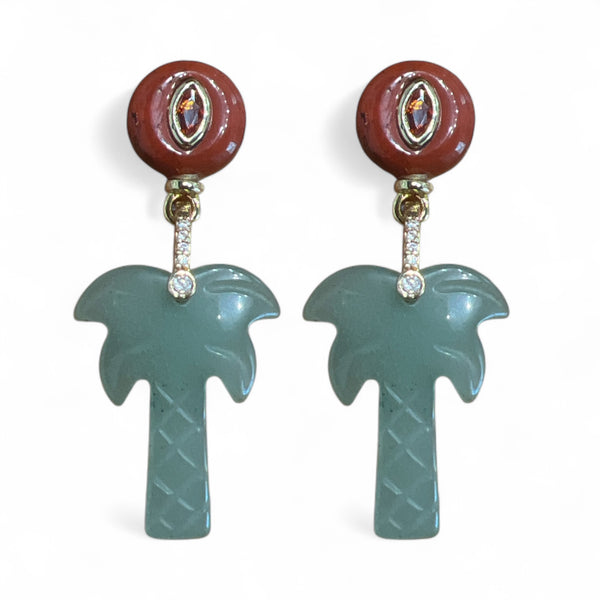 Green Aventurine Jettie Earrings