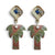 Bloodstone Jettie Earrings