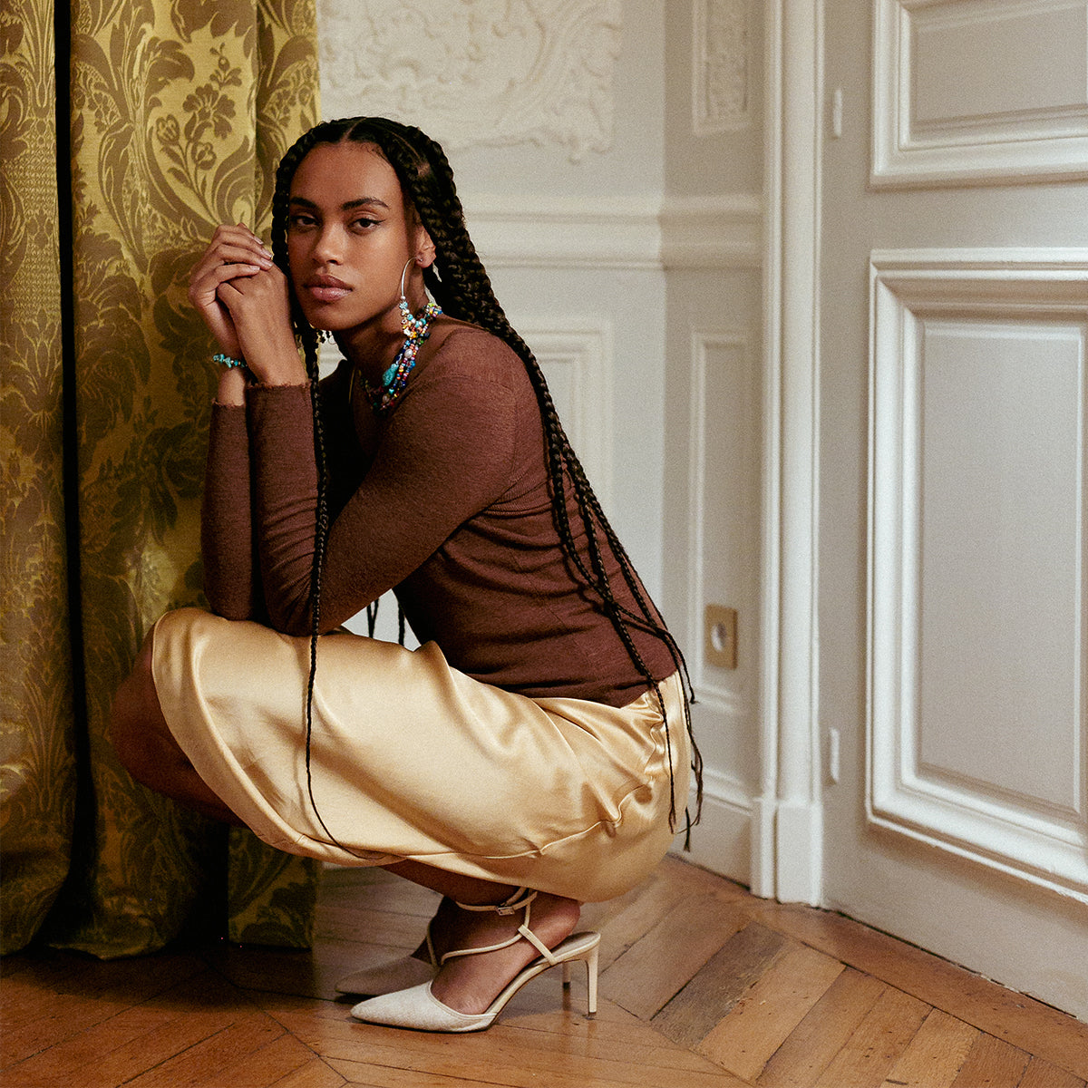 Sienna Merino Wool V-neck Sweater - Dannijo