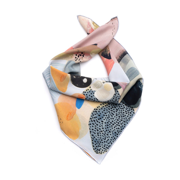 Abstract Printed Square Scarf - Dannijo
