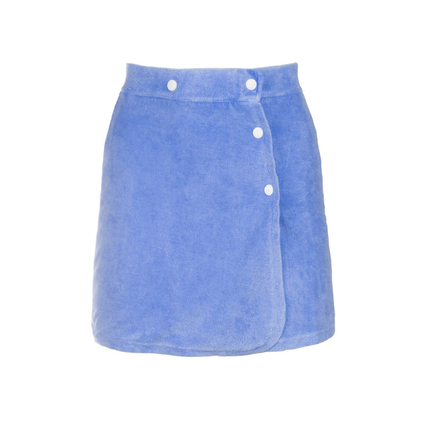 Blue Terry Wrap Skirt - Dannijo