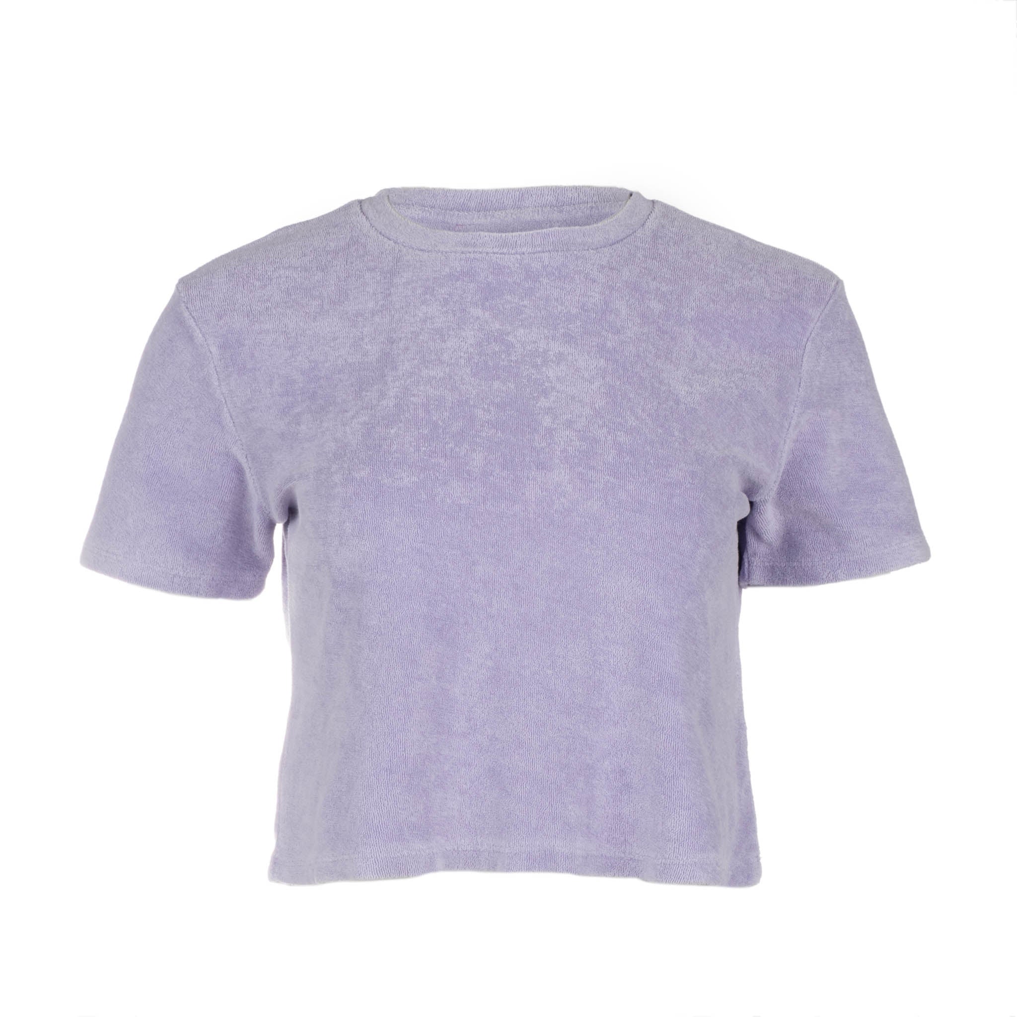 Purple Terry Crop Top - Dannijo
