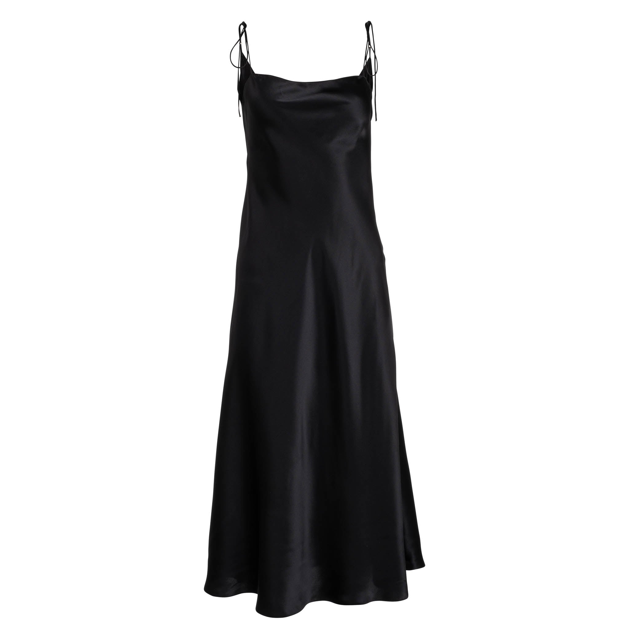 Tie Strap Noir Midi Slip Dress | Dannijo Tie Strap Noir Midi Slip Dress | Dannijo