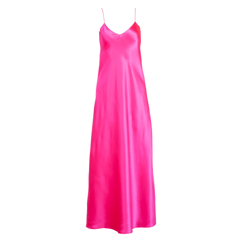 anine bing pink slip dress ANINE BING Carissa Dress in Blush