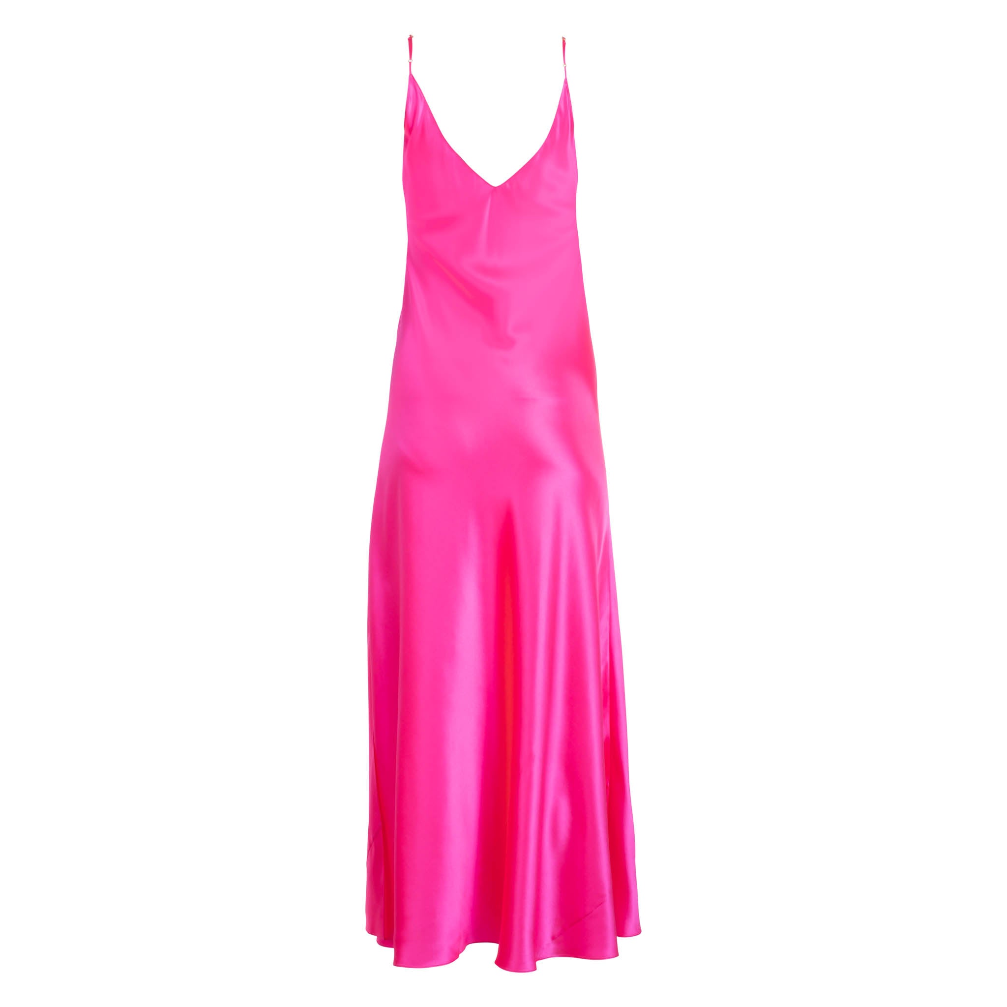 Acid Pink Maxi Slip Dress | Dannijo Acid Pink Maxi Slip Dress | Dannijo