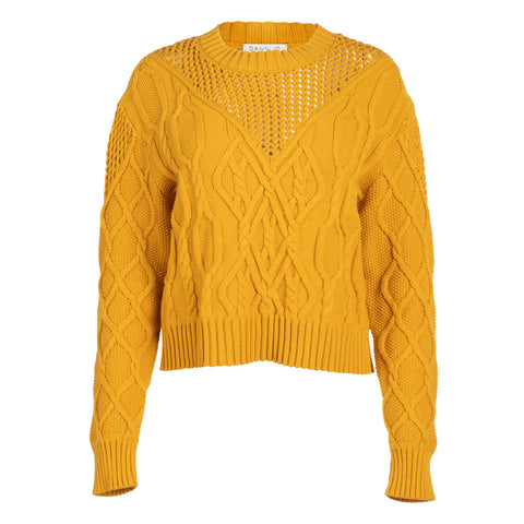Gold Coast Cable Knit Sweater