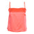 Neon Coral Square Neck Cami