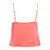 Neon Coral Square Neck Cami