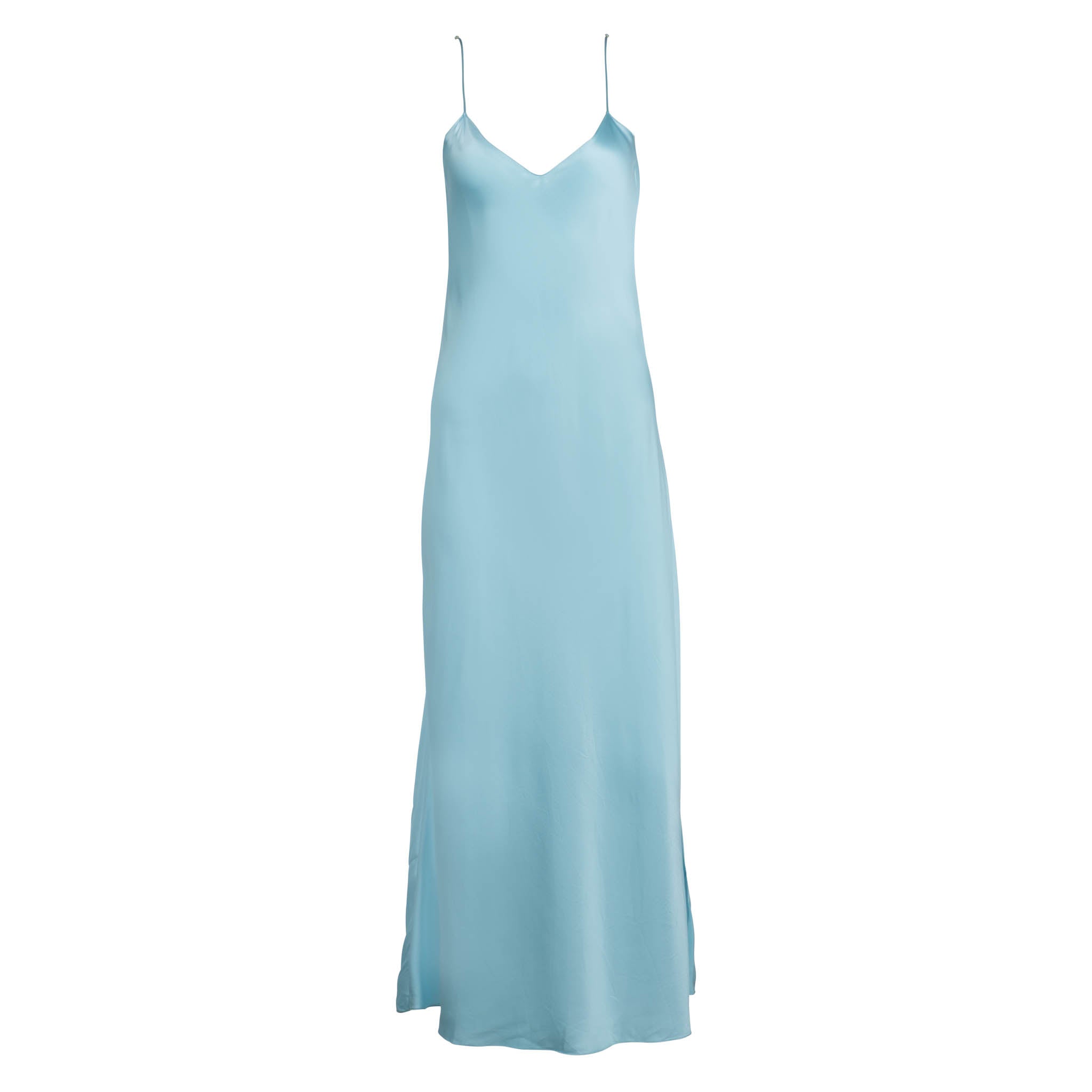 Tulum Blue Maxi Slip Dress Tulum Blue Maxi Slip Dress