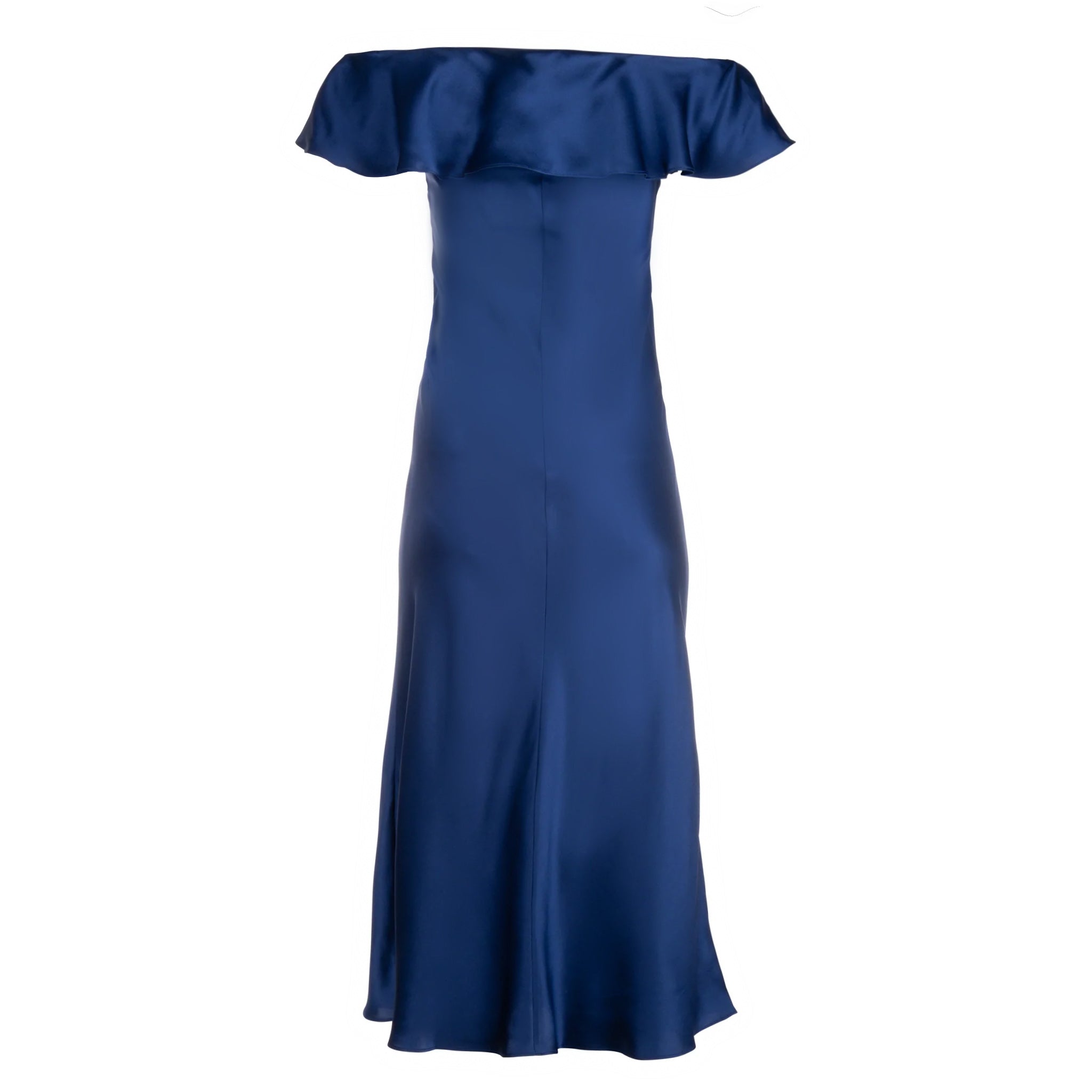 Off the Shoulder Navy Midi Dress | Dannijo Off the Shoulder Navy Midi Dress | Dannijo