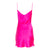 Acid Pink Mini Slip Dress