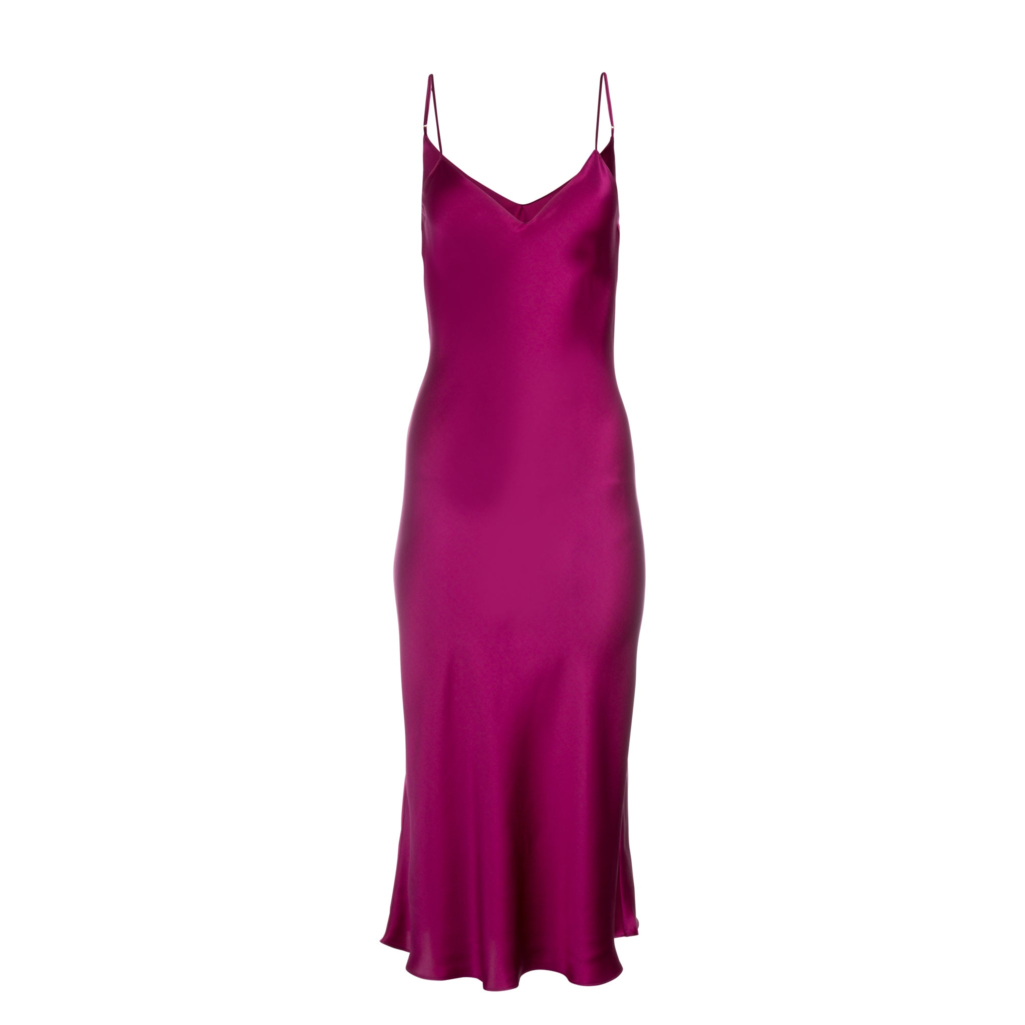 berry silk dress ASOS DESIGN Tall satin high neck pleated bodice midi dress in berry