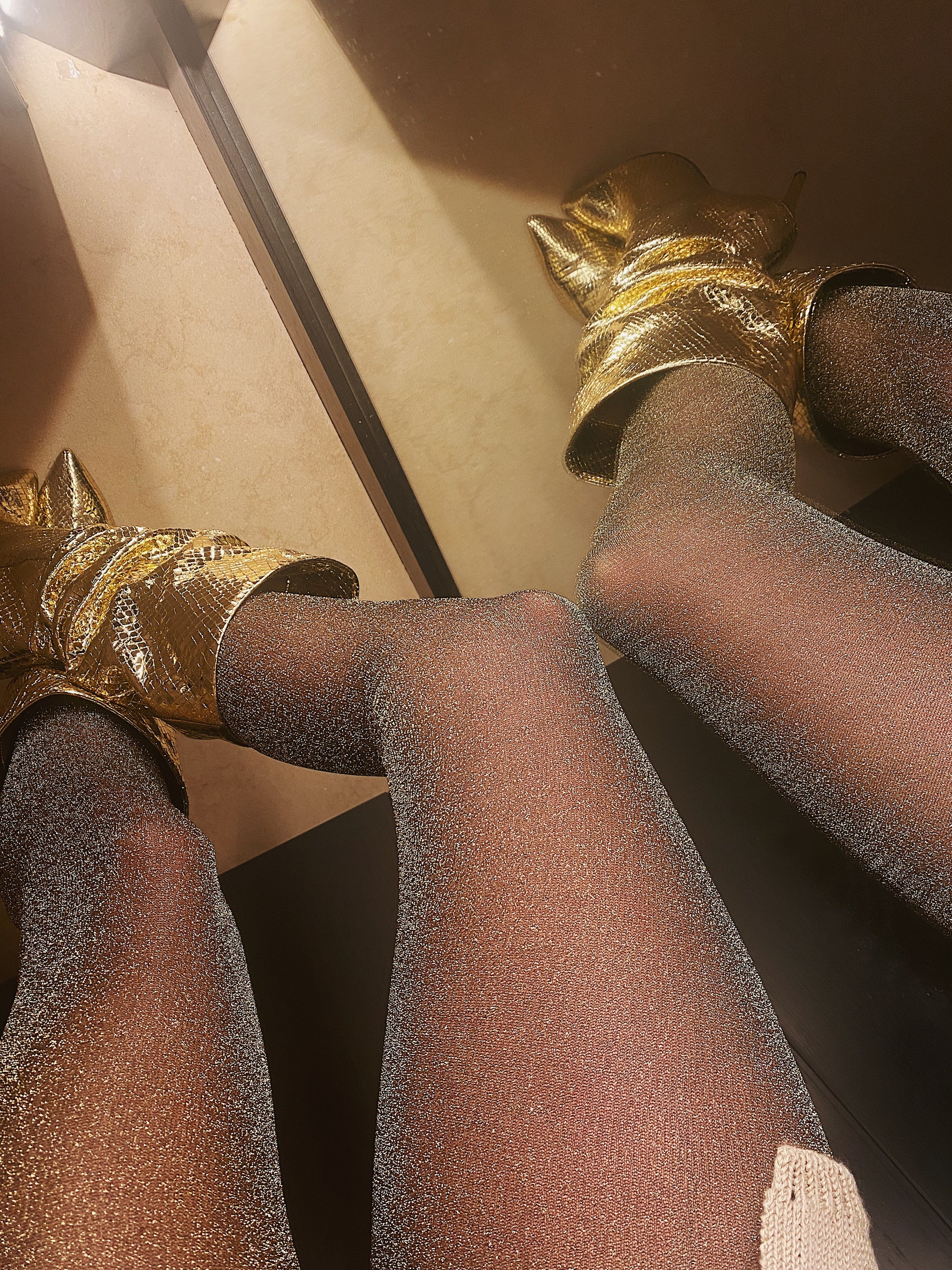 Sparkle Tights - Gold