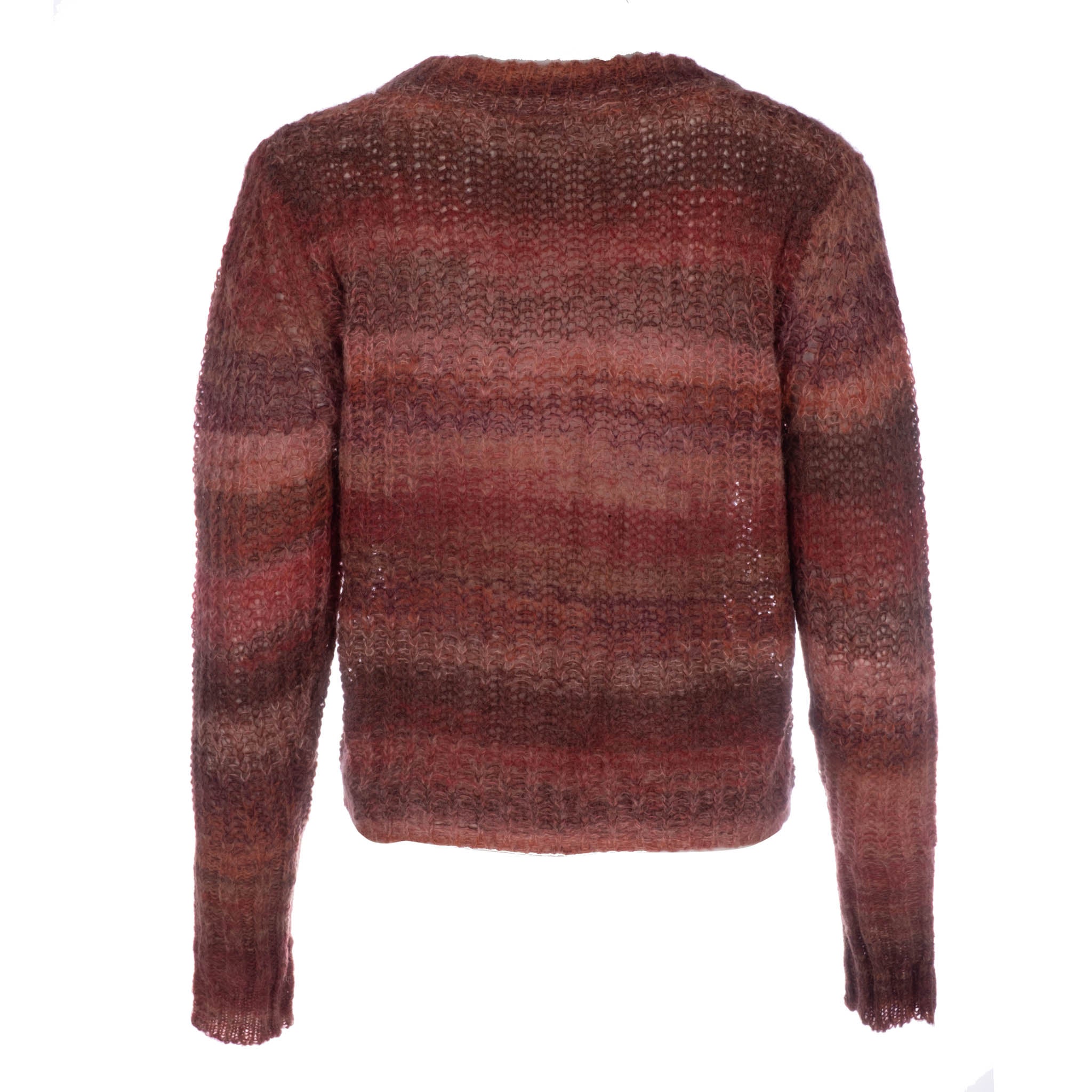 Rust Mohair V-Neck Pullover - Dannijo