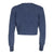 Navy Cable-Knit Cropped Cardigan - Dannijo