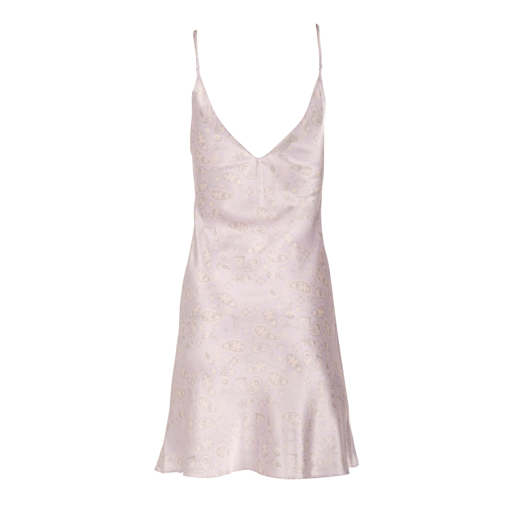Lilac Bandana Mini Slip Dress - Dannijo