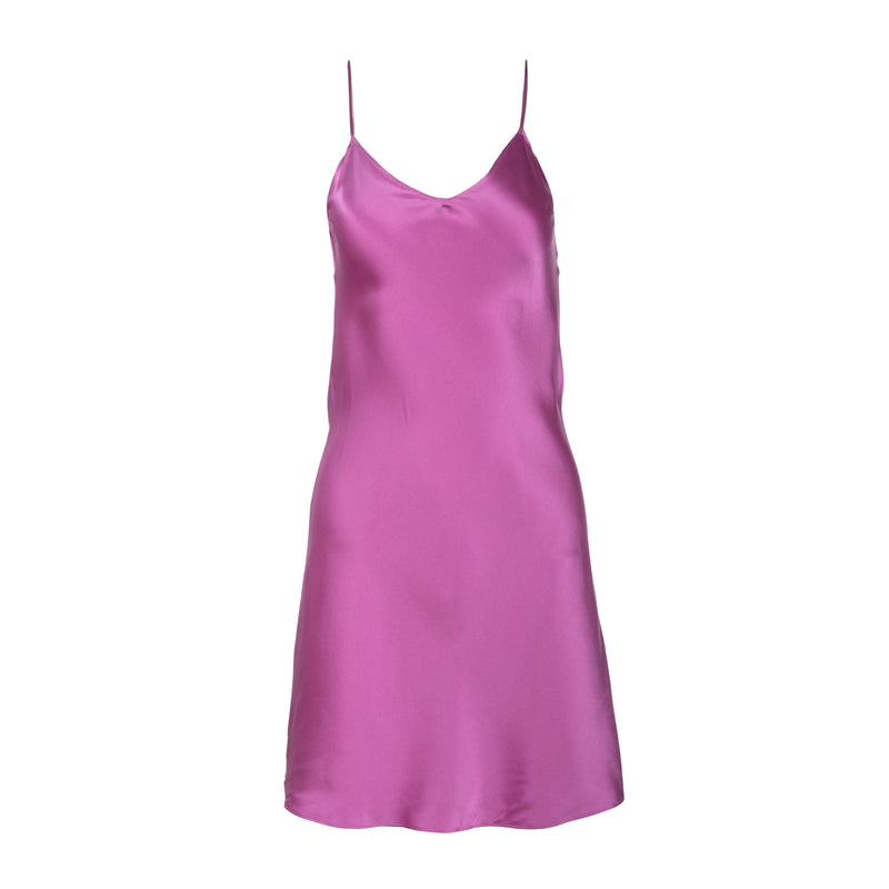 Vibrant Orchid Mini Slip Dress - Dannijo