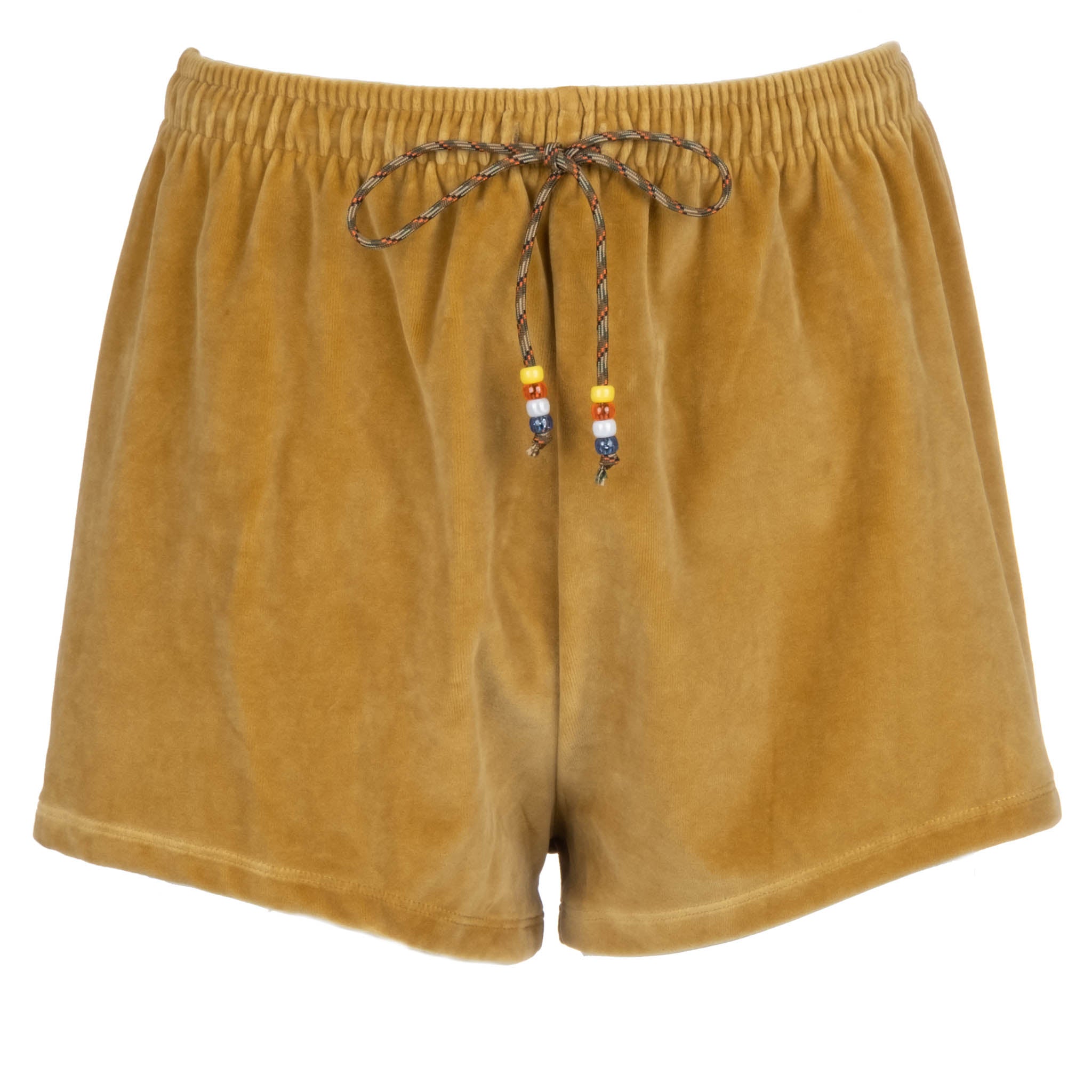 Camel Velour Shorts - Dannijo