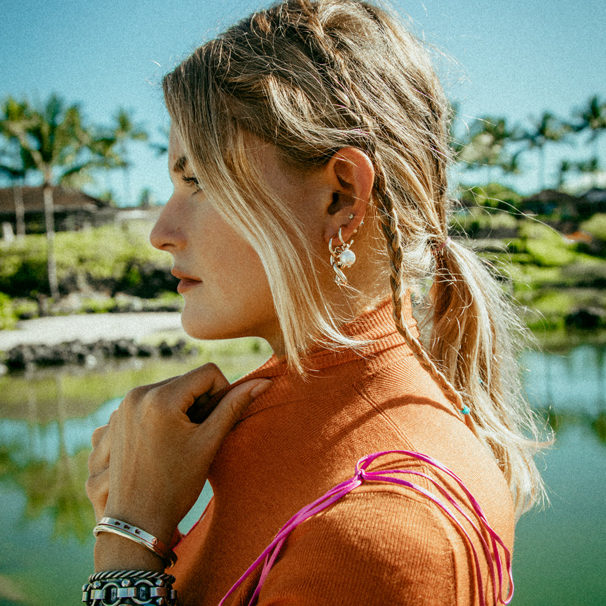 Kaia Gold Earrings - Dannijo