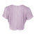 Lilac Pleated Crop Top - Dannijo