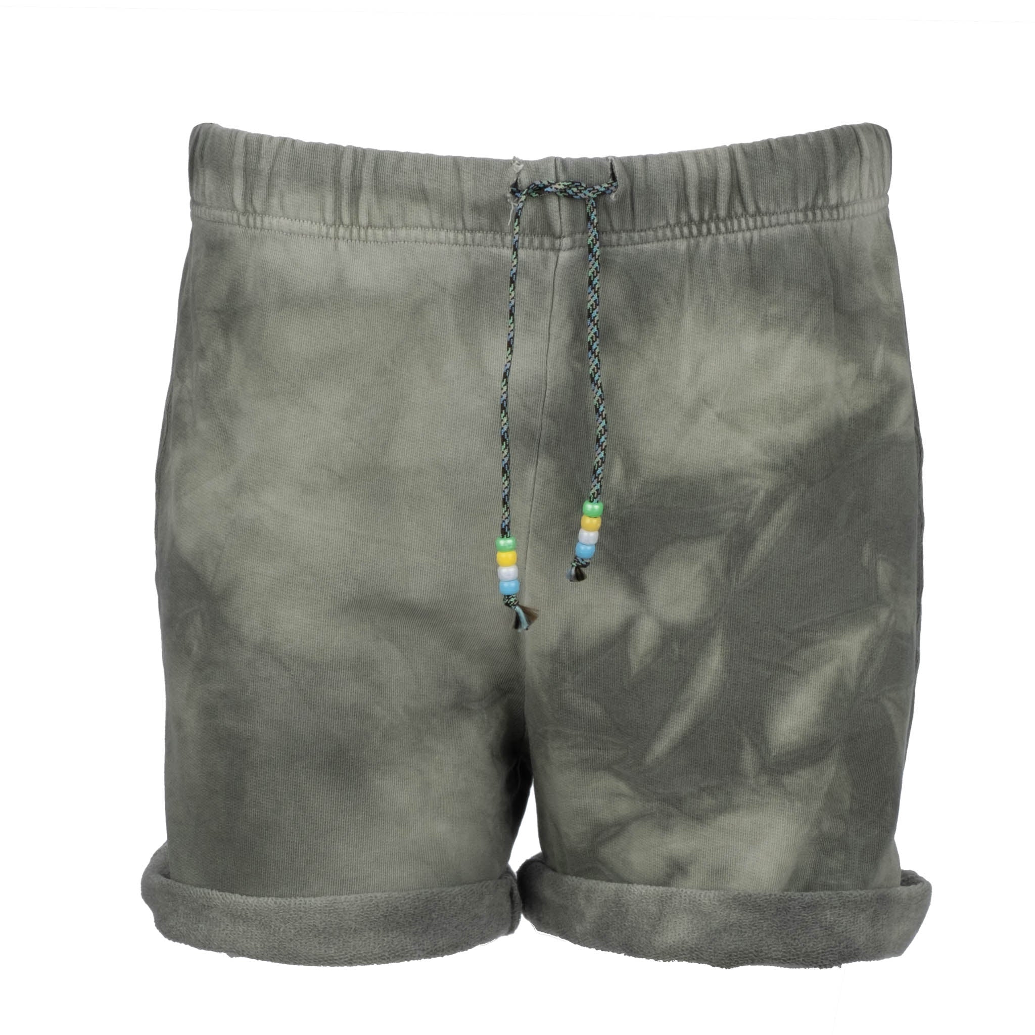 Lily Pad Sweatshorts with Beaded Drawstring - Dannijo