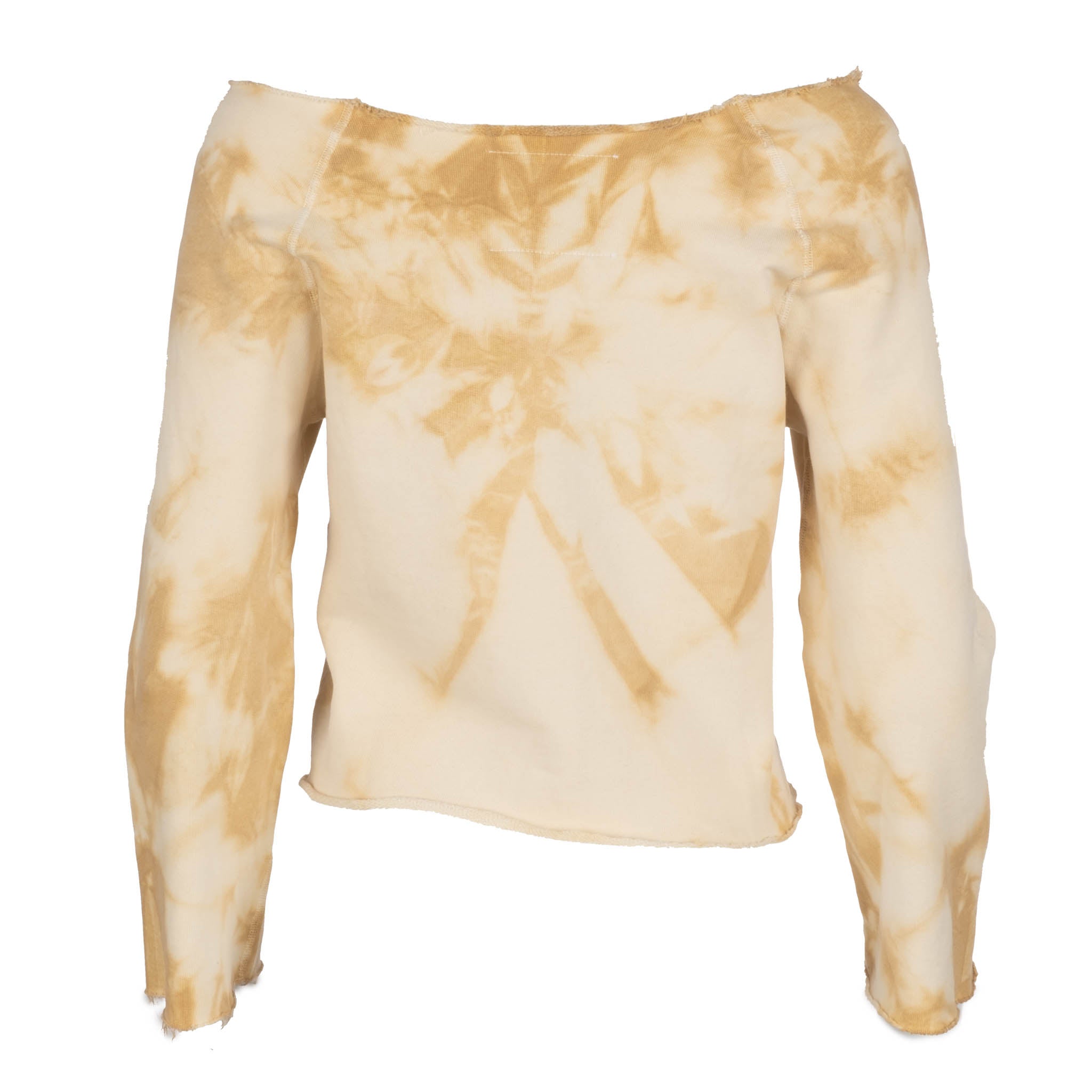 Banana Tie Dye Raglan Off Shoulder Sweatshirt - Dannijo