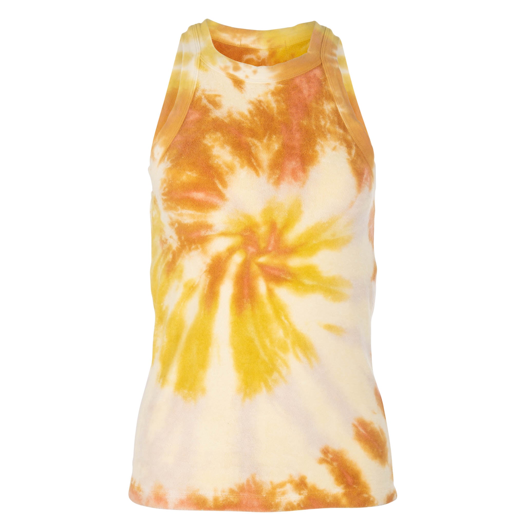 Lilac Multi Tie Dye High Neck Tank - Dannijo