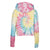 Neon Tie Dye Cropped Hoodie - Dannijo