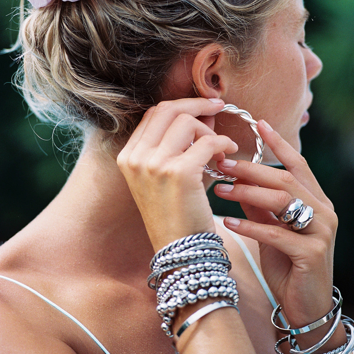 silver dress bracelets Timo Silver Bracelet Set