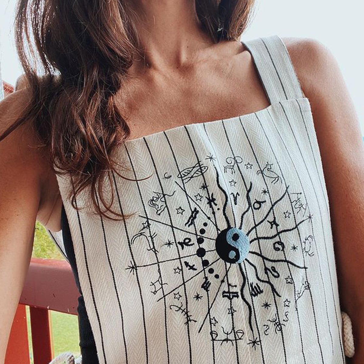 Pinstripe Overalls - Dannijo