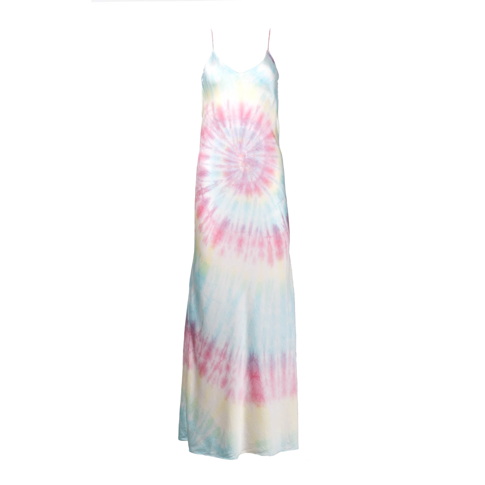 Multi Tie Dye Long Slip Dress - Dannijo