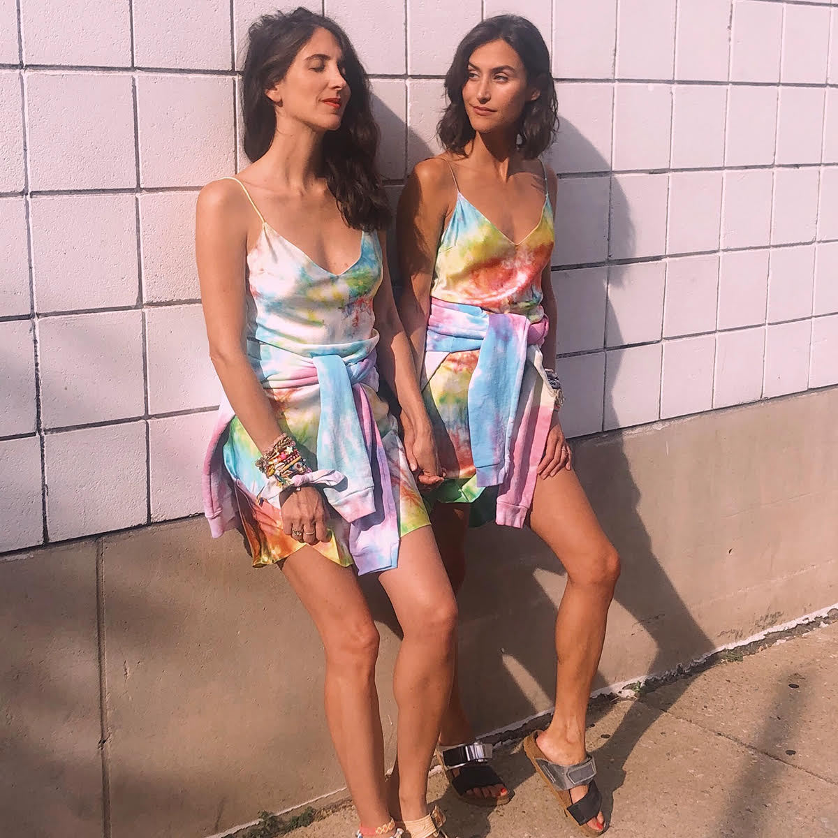 Multi Tie Dye Mini Slip Dress - Dannijo