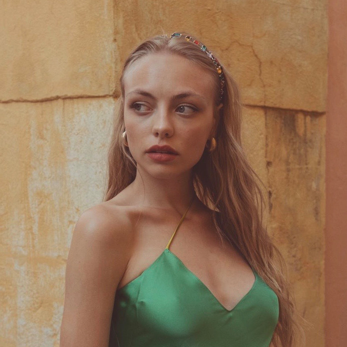 Winona Gold Hoop Earrings - Dannijo