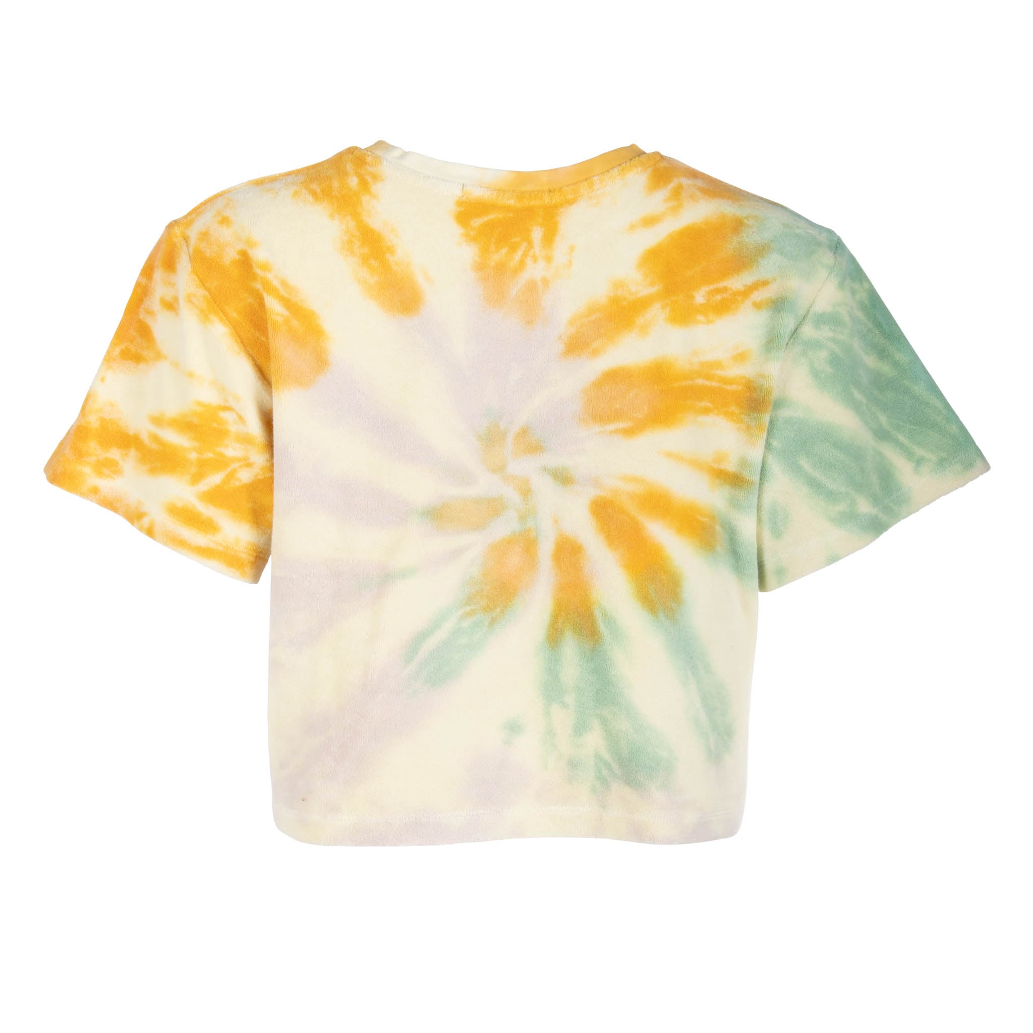 Mango Multi Tie Dye Cropped Terry Tee - Dannijo