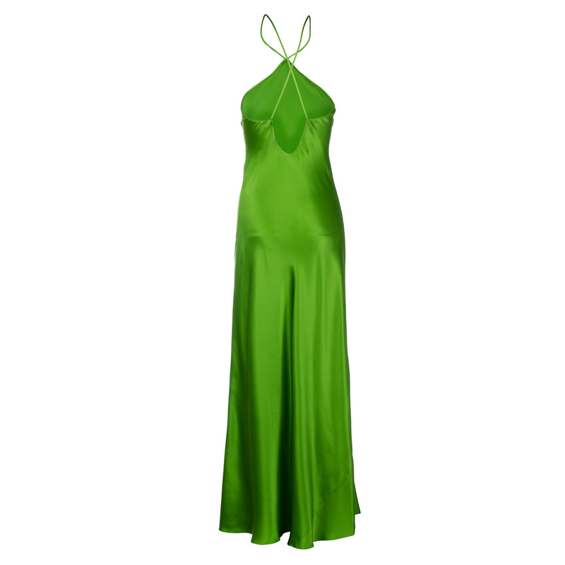 Kelly Green Halter Maxi Dress | Dannijo Kelly Green Halter Maxi Dress | Dannijo