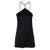 Embellished Black A-Line Mini Dress