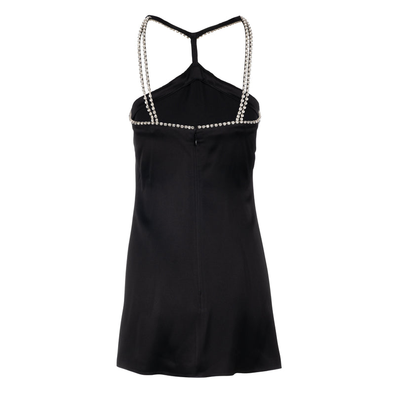 Embellished Black A-Line Mini Dress | Dannijo Embellished Black A-Line Mini Dress | Dannijo