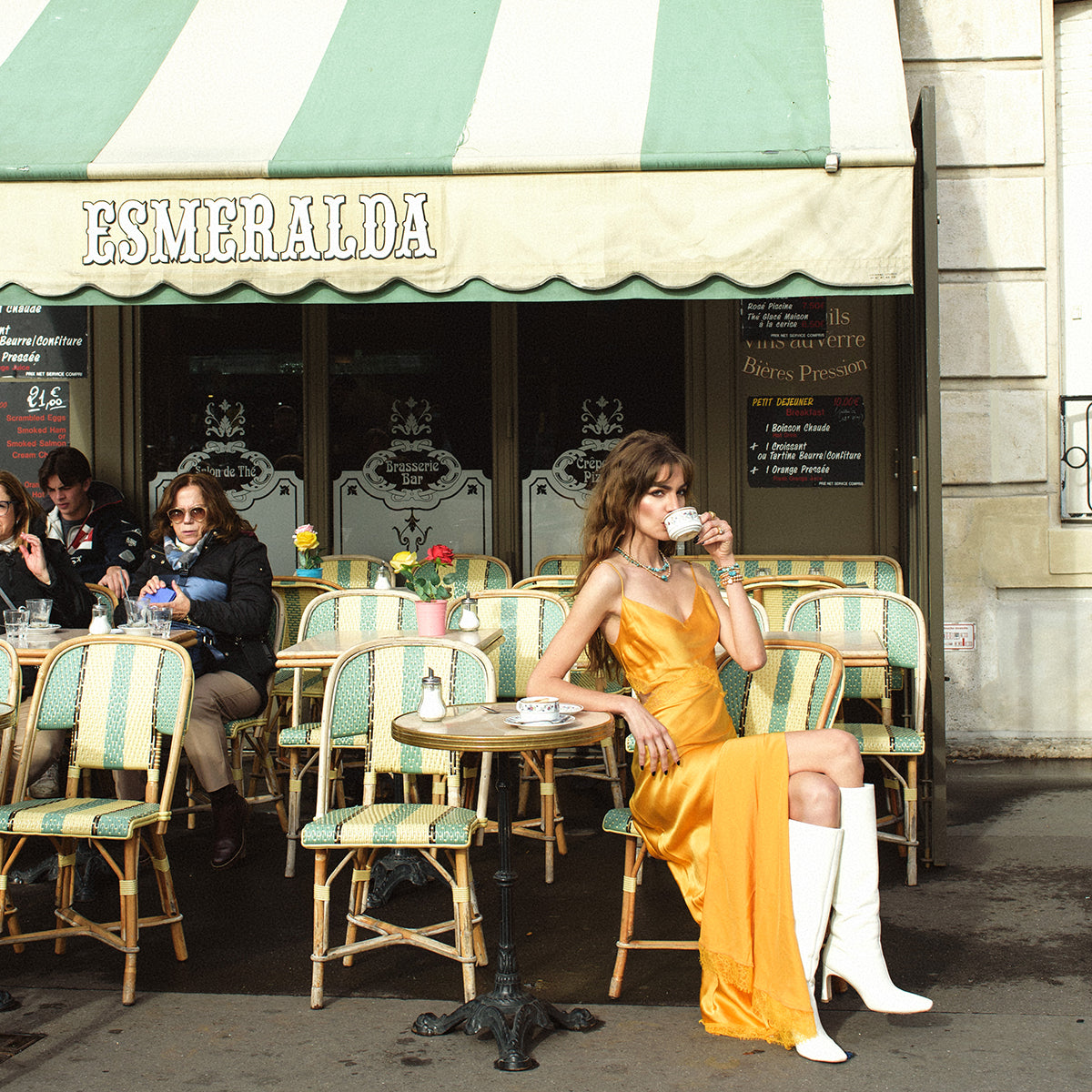 Mango Lace Cut-out Long Silk Slip Dress - Dannijo